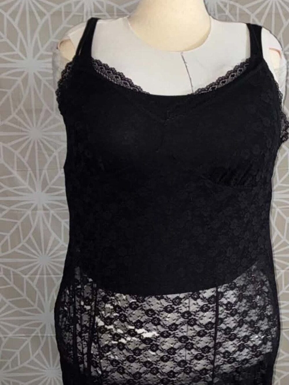 ALTERED Black Lace Burlesque Dress — Fits Up to 1X